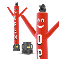 Danseur gonflable publicitaire en PVC, ventilateur, tube publicitaire gonflable, homme dans le ciel, ballon de tente pour les attractions