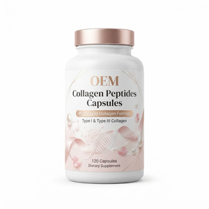 Cápsulas de Colágeno Complejo con Vitamina C y Ácido Hialurónico OEM ODM, 120 Unidades - Product Image 1