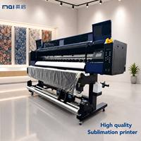 Imprimante par sublimation de 1,8 m pour l'impression par transfert thermique sur t-shirts, vêtements et textiles, machine à sublimation à double tête I3200A1