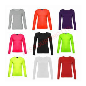 Haut à manches longues et col rond écologique pour femmes Soft Touch Feel Confortable Durable pour les acheteurs soucieux de l'environnement pour l'été - Product Image 5