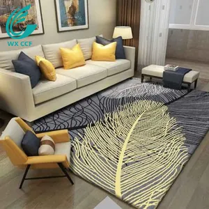 WXCCF Moderner Luxus-Polyester-Druck Nordic Area Teppich Teppich für zu Hause Wohnzimmer Schlafzimmer