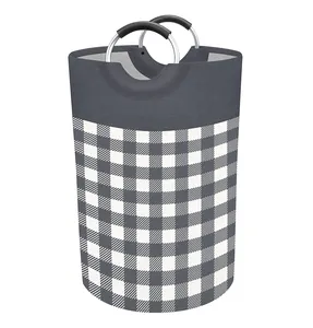 带把手的大洗衣篮，可折叠脏衣篮，高可折叠，用于洗涤储物