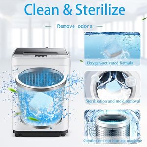 20 Paquetes de Tabletas Limpiadoras y Desincrustantes Sólidas <span class=keywords><strong>para</strong></span> Lavadoras HE de Carga Frontal y Superior, Uso en Baño y Cocina, Limpieza Profunda Triple - Product Image 2