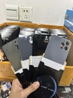 Coque arrière en verre à grande ouverture pour iPhone 16 Series – Remplacement de vitre arrière pour pièces d'iPhone et étuis de téléphone portable