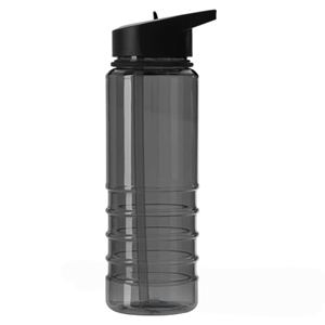 BPA Free Reusable Plastic Water Bottle with Flip Top Lid Sports Water Bottle for Gym Fitness Outdoor Use Easy to Carry - Product Image 4
