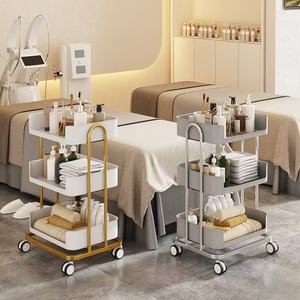 Carrito de Salón <span class=keywords><strong>EMMA</strong></span> con Ruedas, Carro de Almacenamiento Multicapa para Organización de Suministros de Peluquería y Spa - Product Image 6