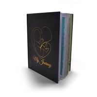 Carnet de bébé personnalisé de haute qualité, impression du logo sur la couverture, format personnalisé, reliure rigide, livre de souvenirs, journal de grossesse personnalisé