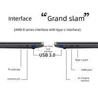 15.6 Inch Laptop AMD Ryzen 7 5700U 8 Cores Windows 11 Pro Backlit Keyboard Fingerprint Wholesale Custom Business Notebook PC