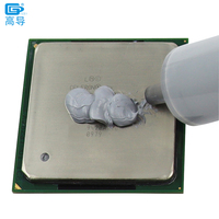 2 buah berat bersih 15 gram abu-abu GD600 3.2w/m-k termal konduktif pasta minyak plester peredam panas senyawa untuk CPU LED GPU