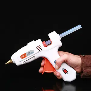 Xulin pistola de cola para reparo, 20w profissional de alta temperatura ferramenta de calor cola adesiva pistola de cola quente fundição