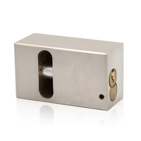 Cadenas carré en acier inoxydable 50 mm SS304 étanche avec anse trempée, verrouillage à clé pour portail, remorque, entrepôt - Vente en gros