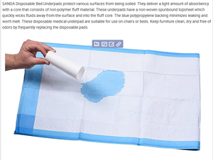 Yüksek kaliteli PP dokuma olmayan tek kullanımlık tıbbi yatak çarşafı rulo Premium tıbbi çarşaf - Product Image 2