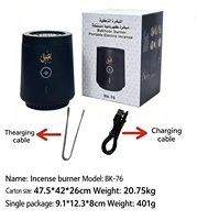Diffuseur d'aromathérapie chauffant rechargeable - Appareil d'aromathérapie portable et simple pour couloirs et voitures YS