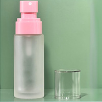 Pompe à poussoir en plastique à 20 dents UPG pour toner, brume faciale, lotion – Pulvérisateur cosmétique transparent semi-couvrant