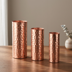 Florero de Hierro Hecho a Mano Moderno, Adorno Decorativo Premium para Hoteles de Lujo, Suites Ejecutivas y Proyectos de Diseño de Interiores - Product Image 3