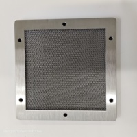 Panneaux de ventilation en acier argenté blindés EMI RF personnalisés Hengshi, noyau en nid d'abeille, maille grillagée de 1,5 mm d'épaisseur, technologie Blazing, anti-poussière