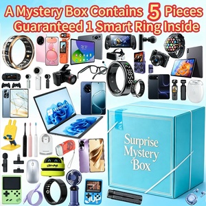 Caja Misteriosa Electrónica de 5 Piezas con Anillo Inteligente Garantizado, Reloj Inteligente, <span class=keywords><strong>Airpods</strong></span> y Otros Artículos de Alto Valor Sorpresa, Venta al Por Mayor - Product Image 1