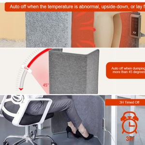 Chauffe-espaces portable d'hiver pour bureau et maison, chauffe-pieds et chauffe-mains sous le bureau pour jambes et pieds - Product Image 6