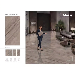 Grey Golden Carrara Marble Porcelain Tiles 600x1200mm High Gloss Luxury Interior Floor <b>Wall</b> Collection - Product Image 4