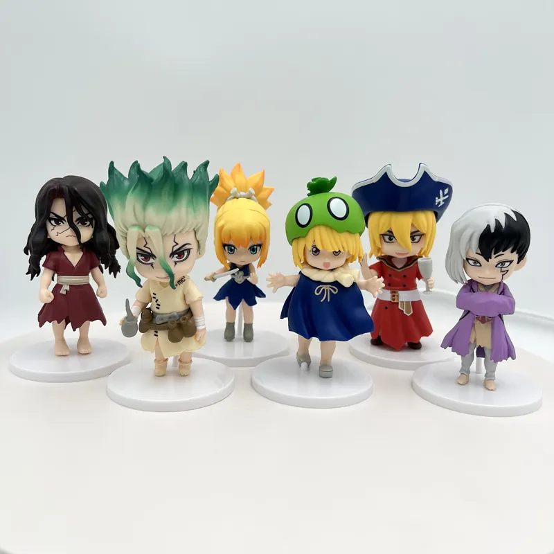 6 buah/set mainan boneka Model koleksi dewasa figur figur figur Amber/Suika/Asagiri