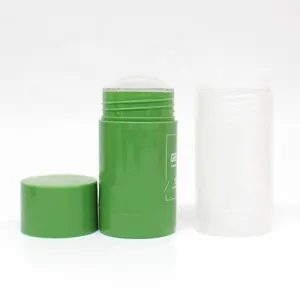 Empty Custom Deodorant Bottle 75g Hair Wax Stick Container PP AS Cylindrical 30ml 50ml Plastic Deodorant Stick Packaging