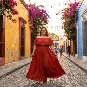 African <strong>Dresses</strong> for Women Clothing Off Shoulder Ruffled Maxi <strong>Dress</strong> <strong>Elasticated</strong> Tiered A-Line Gown Custom OEM Plus Size S to 5XL - Product Image 4