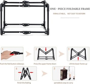 JW PET rolling seyahat havayolu onaylı köpek taşıyıcı, evcil hayvan taşıyıcı, tekerlekli haddeleme evcil hayvan taşıyıcı ekstra geniş ayrılabilir - Product Image 4