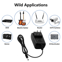Adaptador de Corriente CA a CC de 5V 9V 12V 15V 19V 24V 0.4A 0.5A 0.8A 1A 1.2A 1.5A 2A con Enchufe EU/US de 10W 12W 15W 18W 24W