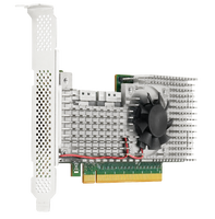 PCIe 4,0x16 A 4 puertos Adaptador de interruptor de expansión NVMe de SFF-8654