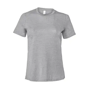 T-shirt da donna in misto cotone CVC, vestibilità comoda, personalizzabile per merchandising - Product Image 3