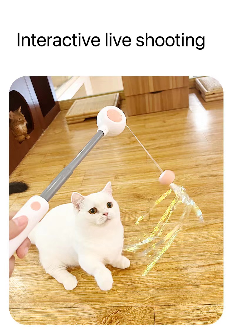 Wholesale Nice Quality Interactive Interesting Funny Cat Teaser Stick Laser Toy Led Laser Pets Toys For Pet Cat