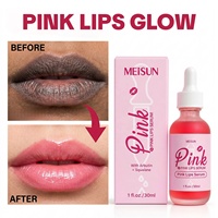 Traitement éclaircissant pour les lèvres en marque privée, sérum rose pour les lèvres, éclaircissant, éliminant les pigmentations foncées, avec du squalane pour les lèvres de fumeurs