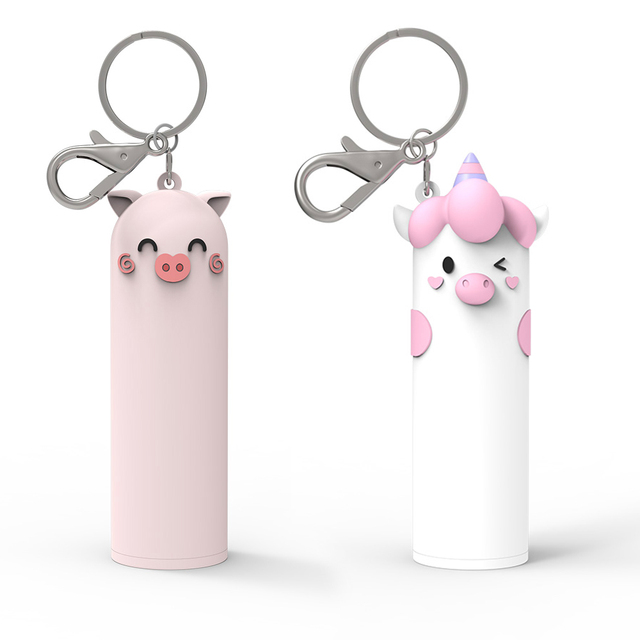 Custom Module Unicorn Keychain Usb 4800mAh Fast Charger Cute Animal Portable Travel Mini Power Banks for Phone