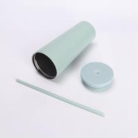 Nouvelle tasse de voyage isotherme à double paroi en acier inoxydable 18/8 de 710 ml avec couvercle, performance thermique de 6 à 12 heures, écologique