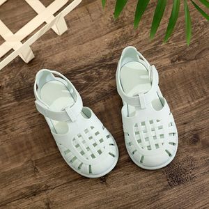 Sandali estivi Baotou per bambini e bambine, <span class=keywords><strong>scarpe</strong></span> in gelatina con suola morbida, colore unico, <span class=keywords><strong>scarpe</strong></span> per bambini. - Product Image 5