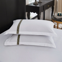 Taie d'oreiller en satin de luxe 50x70 draps et taies d'oreiller de conception de ferme de haute qualité personnalisés pour une utilisation hospitalière