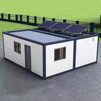 Maison conteneur préfabriquée pliable moderne et respirante pour salon, bureau, atelier, hôtel, magasin, villa
