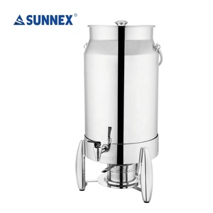 קשירת חלב נירוסטה קלאסי דלות מראה מלוטשת 11.4l מתקן מגניב וחלב חם מתקן למזנון - Product Image 3