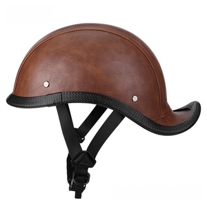 <span class=keywords><strong>Casque</strong></span> de moto demi-<span class=keywords><strong>casque</strong></span>, <span class=keywords><strong>casque</strong></span> de moto pour scooter, chopper, cyclomoteur, scooters électriques - Product Image 4