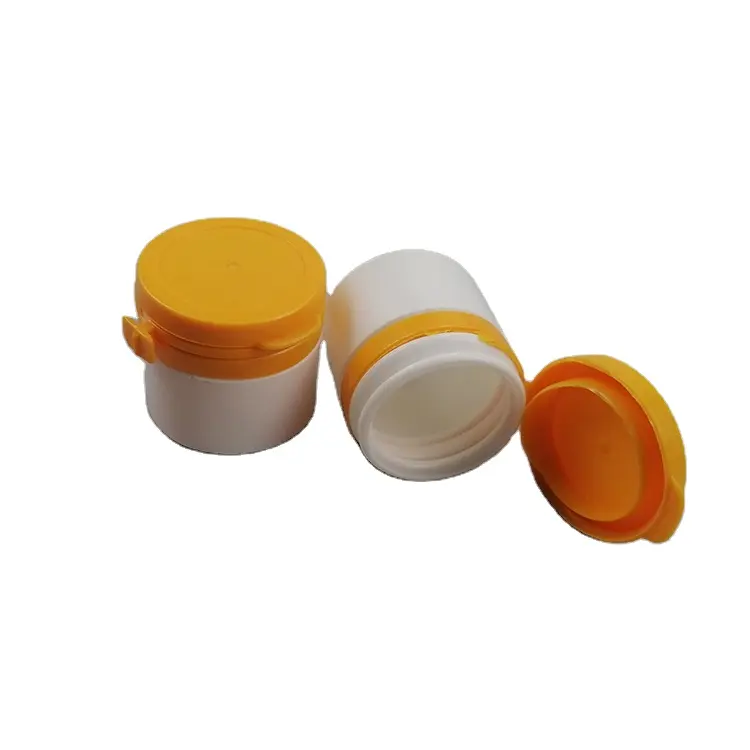 Botol Obat Kuat 30Ml 40Ml 50Ml Pe Hdpe Tabung Kecil Pil Flip Cap untuk Pil dan Tablet Plastik Pabrik Langsung