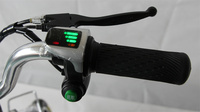 Vélo électrique V8 Pro 350W 500W 18 pouces avec pneus d'hiver, livraison, deux places, batterie au lithium 48V 60V avec pédales et panier