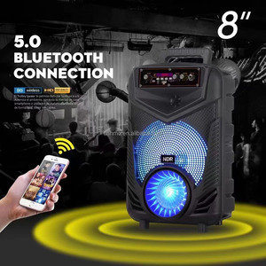 Altavoces Karaoke para Exteriores <span class=keywords><strong>NDR</strong></span> P44 P55 P66, Altavoz Bluetooth Portátil con Pantalla LED y Woofer de 8 Pulgadas - Product Image 3