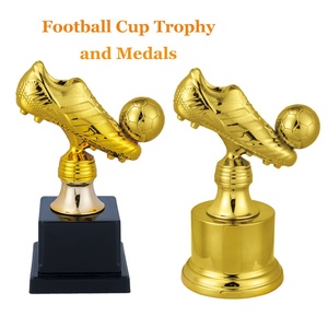 Medal Manufacturer Wholesale 3D Award Sports Gold Medal Custom Metal Football <b>Cup</b> Soccer <b>Trophies</b> and Medals - Product Image 1