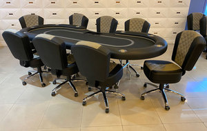 Vente directe d'usine Table de poker personnalisée de haute qualité Table de poker haut de gamme - Product Image 6