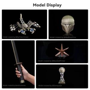 สำหรับเส้นพลาสติก PLA แบบโลหะ ขนาดเส้นผ่านศูนย์กลาง 1.75 มม. เนื้อสัมผัสแบบเมทัลลิก สำหรับเครื่องพิมพ์ 3 มิติ Kobra S1 Kobra 3 Combo ประสิทธิภาพสูง น้ำหนัก 3 กก./ม้วน - Product Image 6