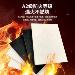 Fiberglass Acoustic Panels 600x600mm Sound Absorbing For Ceiling Installation Minimalist Design Glass Wool Material - Product Image 2