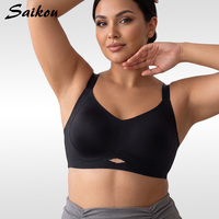Nouveau soutien-gorge sans couture pour femme, doux comme de la gelée, imprimé léopard, sans armatures, bonnet complet, fin, grande taille, respirant, push-up