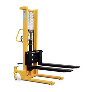 Achetez un transpalette manuel 1 tonne, mini chariot élévateur avec hauteur de fourche réglable, équipement d'entrepôt à vendre - Product Image 2