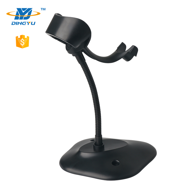 Factory Price USB & COM Interface Barcode Scanner Stand Holder Cradle Base for Different Handheld Bar Code Scanners in Stock