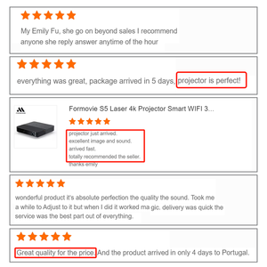 Formovie S5 4KALPD Proyector láser <span class=keywords><strong>Full</strong></span> <span class=keywords><strong>HD</strong></span> 1100 ANSI Lumens ALPD 1080P Proyector 3D <span class=keywords><strong>4K</strong></span> Home Cinema Theatre Proyector Láser <span class=keywords><strong>4K</strong></span> - Product Image 3